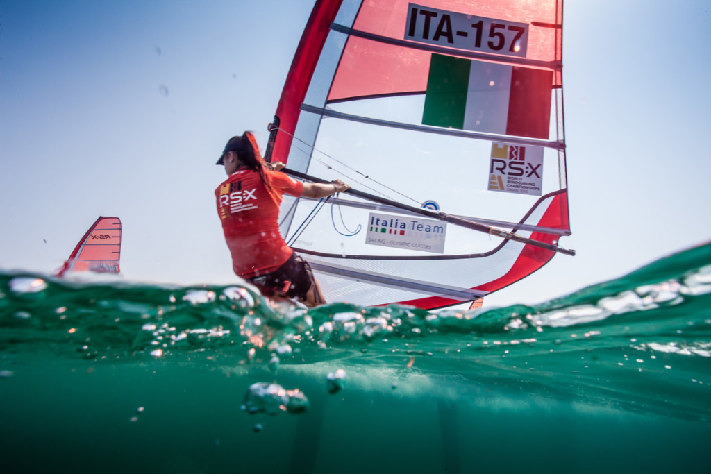 RS:X WORLD CHAMPIONSHIP 2015, October 17th-24th Al Mussanah Sports City, Sultanate of Oman.First day of racing 19.10.2015 Credit Jesus Renedo/Oman Sail