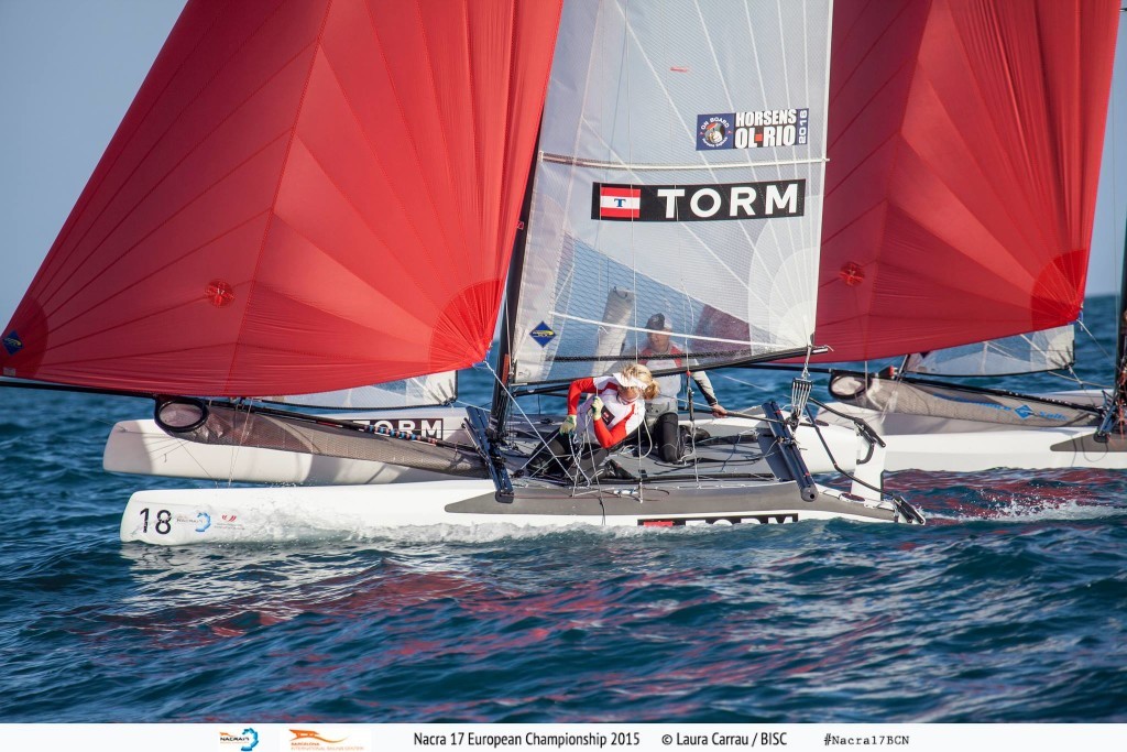 Europei Nacra 17 Barcellona Laura Carrau BISC 3